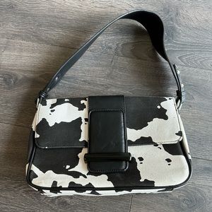 Topshop Cowprint Shoulder Bag Purse